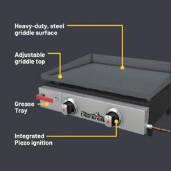 2-Burner Tabletop Portable Gas Griddle -Out Griller Shop 0169950e817979c9dd2544d32c314534 463614023