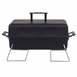 190 Sq. Inch Portable Charcoal Grill In Black -Out Griller Shop 0631665c88572c72aa99c3e29838cbd2 465131014