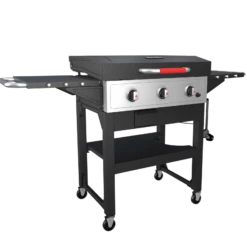 3-Burner Gas Griddle Cart -Out Griller Shop 099dc05aa3a4d6d7af4fd1f948227eab 463259023