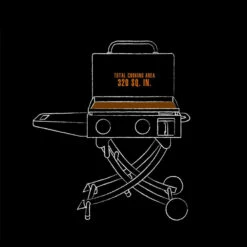 Pit Boss Sportsman Portable 2-Burner Griddle With Legs -Out Griller Shop 10642 dimsinterior