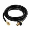 Propane Adapter Kit - 1 Lb. To 20 Lb. Tank - 12 Ft. Hose 1 Propane Adapter Kit - 1 Lb. To 20 Lb. Tank - 12 Ft. Hose -Out Griller Shop 10ftHose