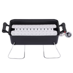 1-Burner Deluxe Portable Propane Gas Table Top Grill In Black -Out Griller Shop 1e1f0773a74ae4af62a8c4e3cd725e30 465620011