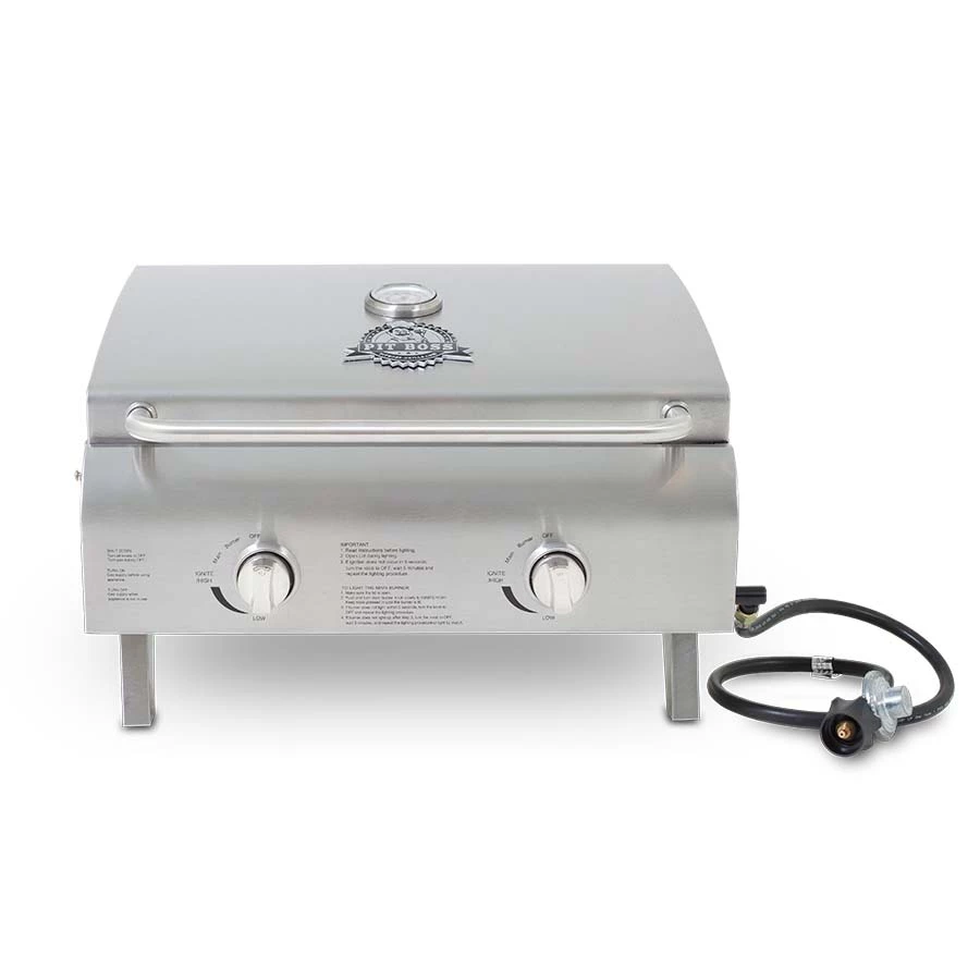 Pit Boss Stainless Steel 2-Burner Gas Grill 3 Pit Boss Stainless Steel 2-Burner Gas Grill