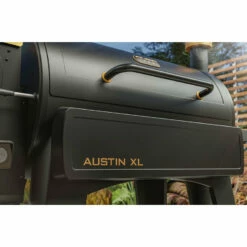 Front Shelf - Austin XL Onyx Edition -Out Griller Shop 20819 PB1000NX front shelf lifestlye down