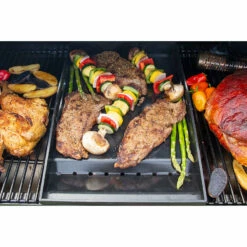 Pit Boss Ceramic Coated Griddle Insert And Cooking Grates Set - 800 Series -Out Griller Shop 40628 GriddleInsert Lifestyle 004 32a38dd6 147a 4361 868f e39f07d00fee