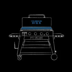 Pit Boss 4-Burner Ultimate Lift-Off Griddle -Out Griller Shop 4burnerinteriordimensions