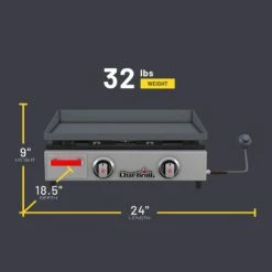 22" 2B Tabletop Griddle, Cover & Adapter Bundle -Out Griller Shop 4d1021154b7437de506bb6c38151f786 463670023