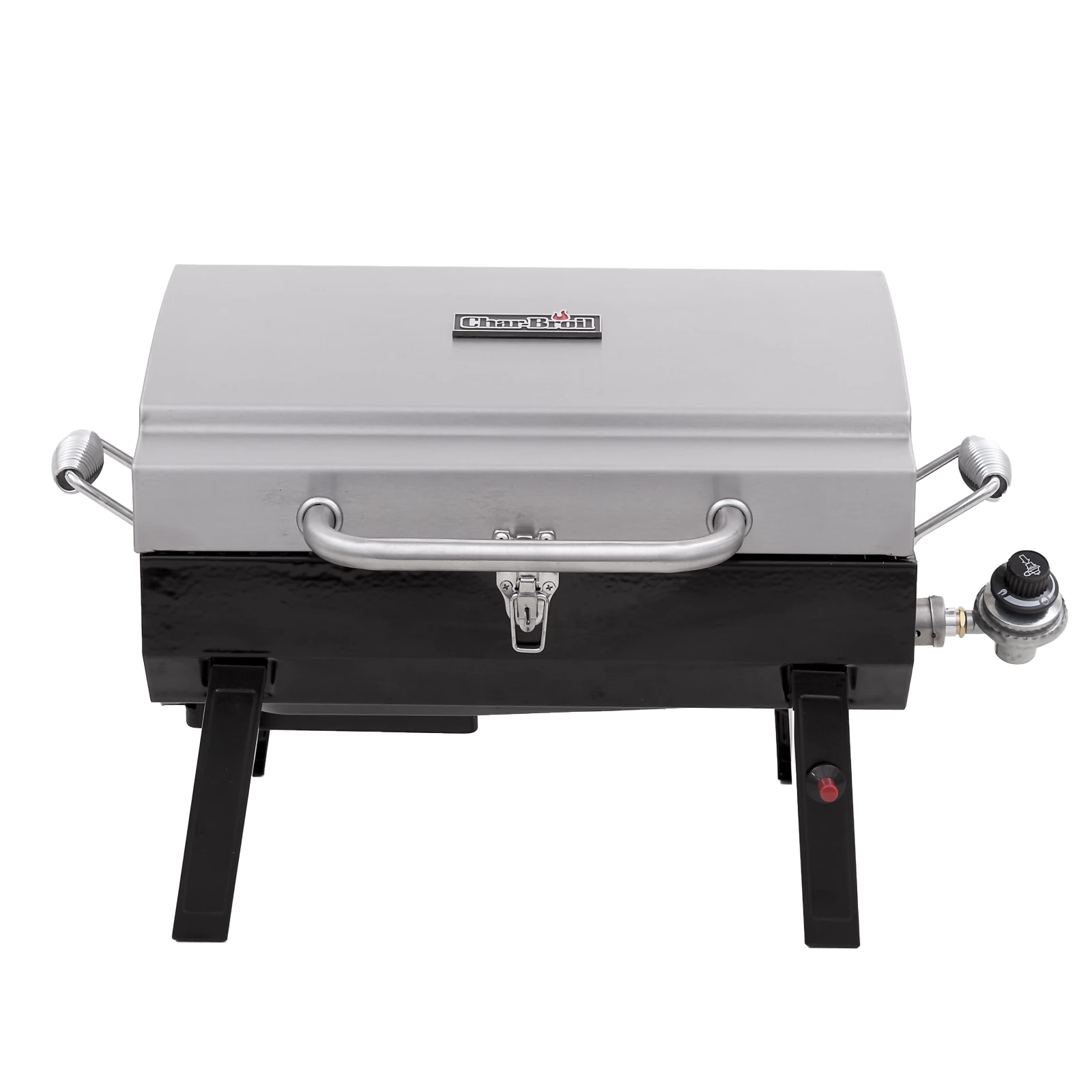 1-Burner Portable Propane Gas Grill In Stainless Steel 3 1-Burner Portable Propane Gas Grill In Stainless Steel