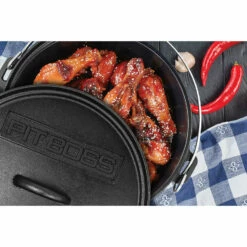Pit Boss 14in Cast Iron Dutch Oven -Out Griller Shop 68011 ls