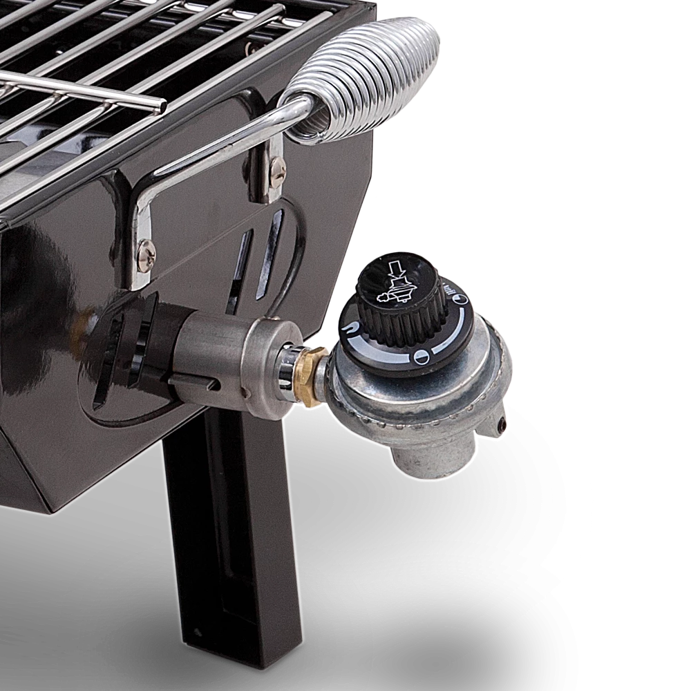 1-Burner Portable Propane Gas Grill In Stainless Steel 7 1-Burner Portable Propane Gas Grill In Stainless Steel - Image 5