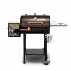 Pit Boss Mahogany 440 Deluxe Wood Pellet Grill -Out Griller Shop 72455 ls1