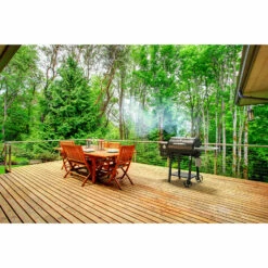 Pit Boss Mahogany 440 Deluxe Wood Pellet Grill -Out Griller Shop 72455 ls2