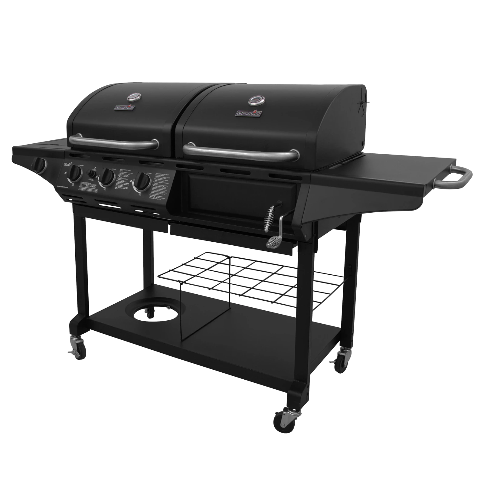 Deluxe Charcoal & Gas Combo Grill 4 Deluxe Charcoal & Gas Combo Grill - Image 2
