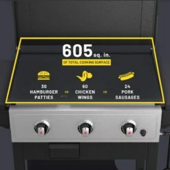 3-Burner Gas Griddle Cart -Out Griller Shop 85a55e211323ad25e653a399a4b589d9 463259023