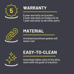 3-BURNER GAS GRILL SILVER -Out Griller Shop 897c54ed255de6badd16917230a46a1f 463732723