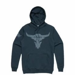 Men’s Midnight Navy Bull Hoody - M