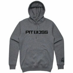 Men’s Gunmetal Heather Logo Hoody - S