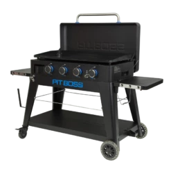 Pit Boss 4-Burner Ultimate Lift-Off Griddle -Out Griller Shop PB4BGD2 LeftFacing Open