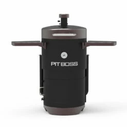 Pit Boss Champion Barrel Charcoal Smoker, Mahogany -Out Griller Shop PBV24CB 1