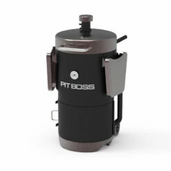 Pit Boss Champion Barrel Charcoal Smoker, Mahogany -Out Griller Shop PBV24CB 5