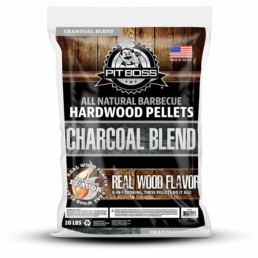 Pit Boss 20 Lb. Charcoal Blend Hardwood Pellets 3 Pit Boss 20 Lb. Charcoal Blend Hardwood Pellets