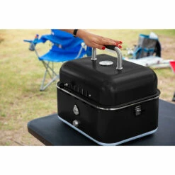 Pit Boss Pit Stop, Portable Charcoal Grill W/ Cover And Bag -Out Griller Shop charcoalblack ls2