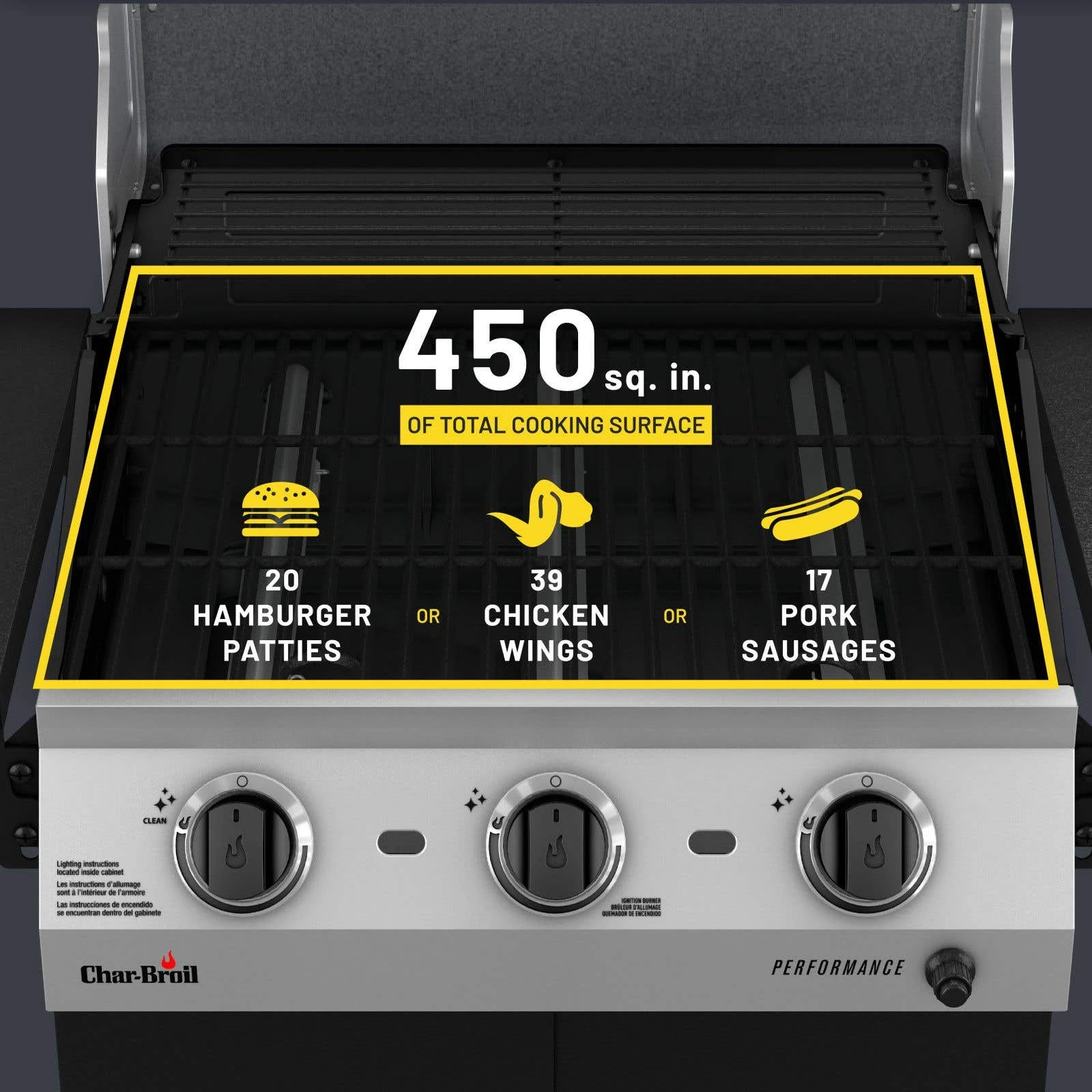 3-BURNER GAS GRILL BLACK 9 3-BURNER GAS GRILL BLACK - Image 7