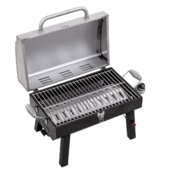 1-Burner Portable Propane Gas Grill In Stainless Steel 11 1-Burner Portable Propane Gas Grill In Stainless Steel -Out Griller Shop f63a8a710f759334b217554e58e3316a 465640214