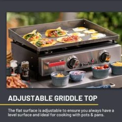 22" 2B Tabletop Griddle, Cover & Adapter Bundle -Out Griller Shop f9a2b55e1e9cc7b2ede051766cf89b55 463670023
