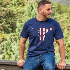 Pit Boss American Bull Men’s T-Shirt - Navy Heather - M 7 Pit Boss American Bull Men’s T-Shirt - Navy Heather - M -Out Griller Shop navyheather ls1
