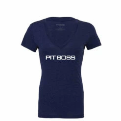 Pit Boss Women’s Vintage Navy Logo T-Shirt - S