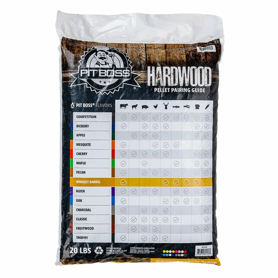 Pit Boss 20 Lb Whiskey Barrel Blend Hardwood Pellets 4 Pit Boss 20 Lb Whiskey Barrel Blend Hardwood Pellets - Image 2