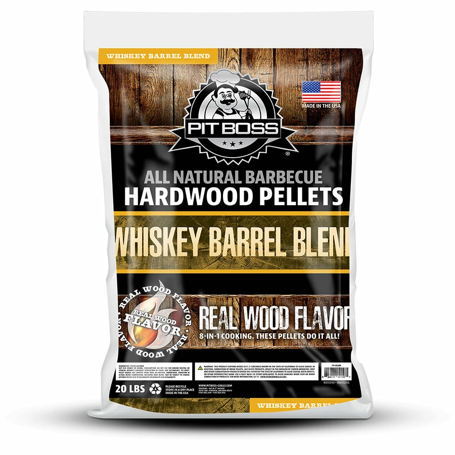 Pit Boss 20 Lb Whiskey Barrel Blend Hardwood Pellets 3 Pit Boss 20 Lb Whiskey Barrel Blend Hardwood Pellets